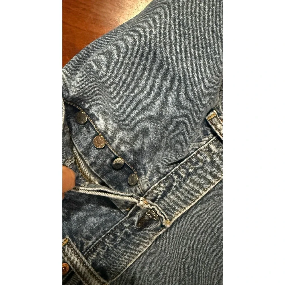 MEN'S LEVI'S 501 ORIGINAL FIT BUTTON‎ FLY JEANS SIZE 40x30